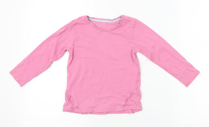 Matalan Girls Pink   Basic T-Shirt Size 3-4 Years