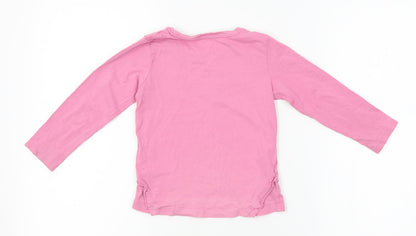 Matalan Girls Pink   Basic T-Shirt Size 3-4 Years