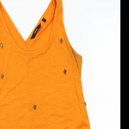 Womens UK Size 8 NEXT Orange Basic Tank