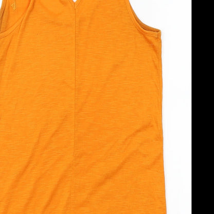 Womens UK Size 8 NEXT Orange Basic Tank