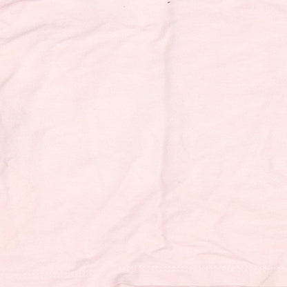peacock Girls Pink   Basic T-Shirt Size 18-24 Months  - animal