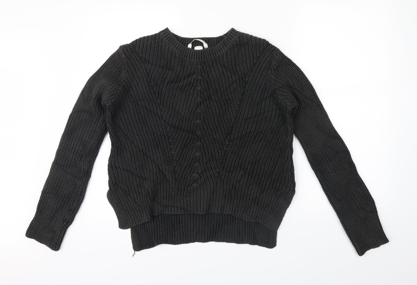 H&M Womens Black   Pullover Jumper Size S