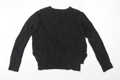 H&M Womens Black   Pullover Jumper Size S