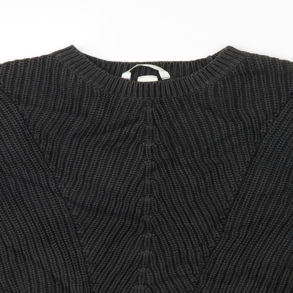 H&M Womens Black   Pullover Jumper Size S