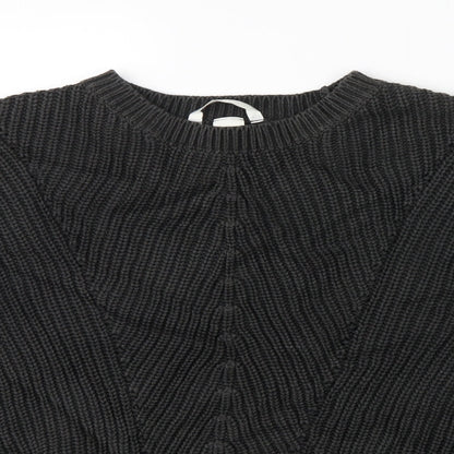 H&M Womens Black   Pullover Jumper Size S