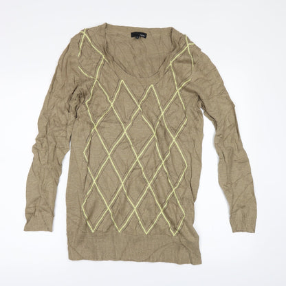 Next Womens Beige   Pullover Jumper Size 14