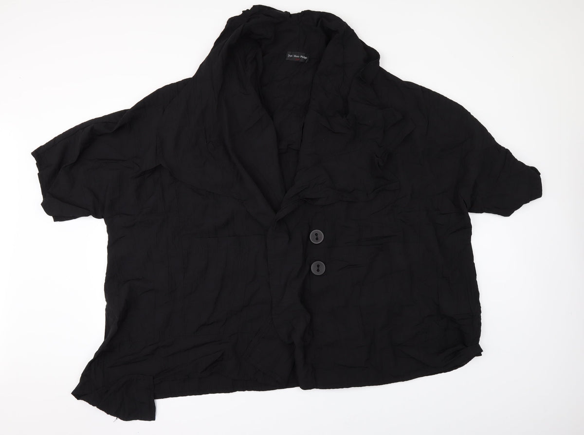Jean-marc-philipe Womens Black   Jacket  Size 8