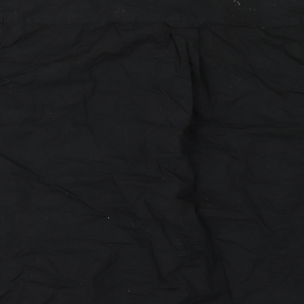 George Mens Black    Button-Up Size 2XL