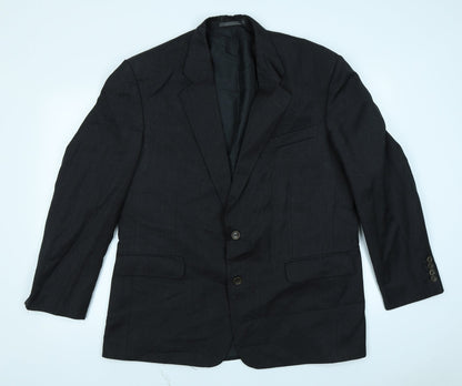 Mens UK Size S Greenwoods Regular Grey Suit Jacket