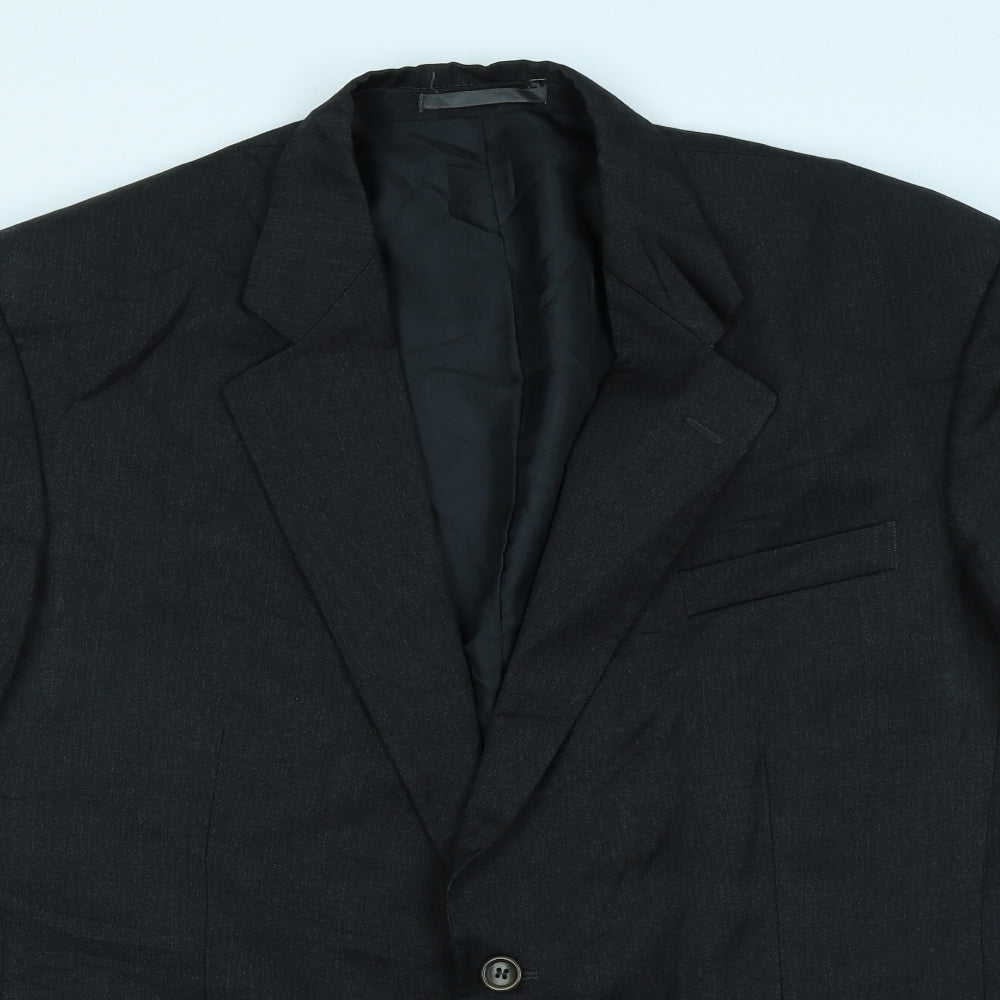 Mens UK Size S Greenwoods Regular Grey Suit Jacket