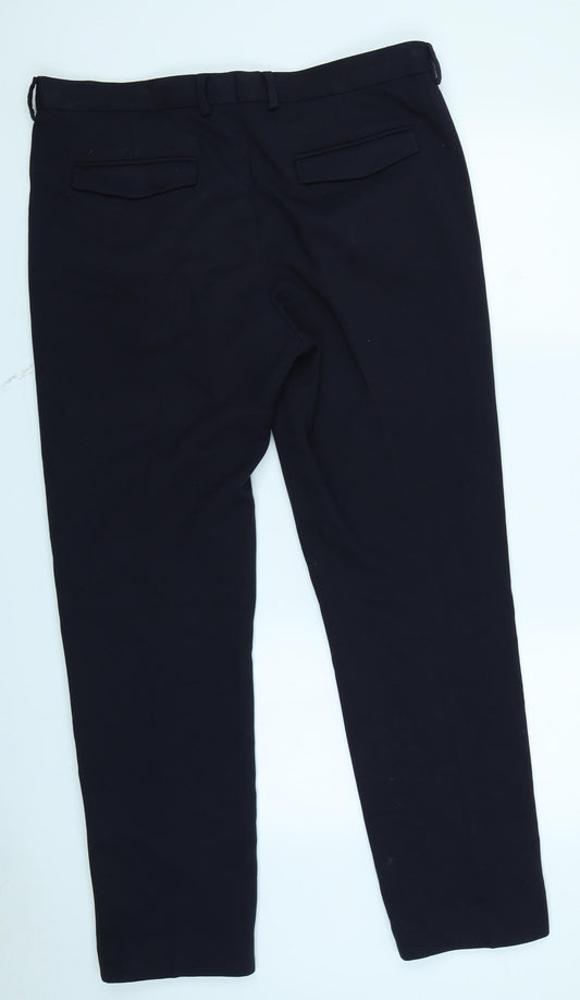 H&M Mens Blue   Trousers  Size 38 in L28 in