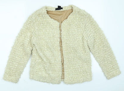H&M Womens Ivory   Jacket  Size S