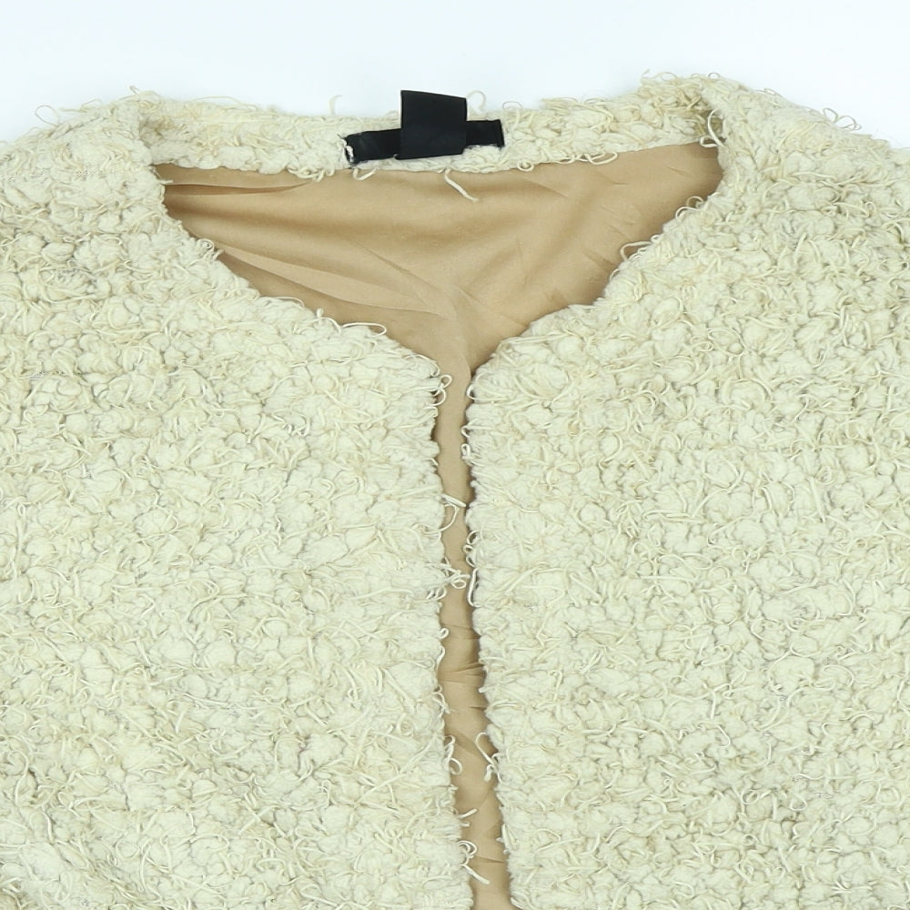 H&M Womens Ivory   Jacket  Size S
