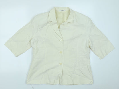 Womens UK Size 16 Platinum White Jacket