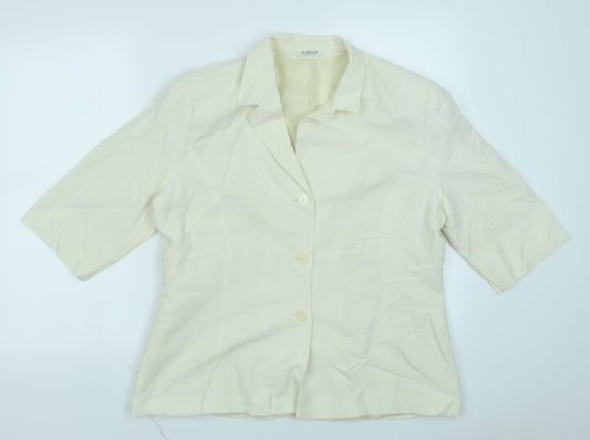 Womens UK Size 16 Platinum White Jacket