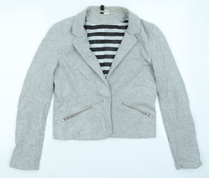 Divided Womens Grey   Jacket Blazer Size 12
