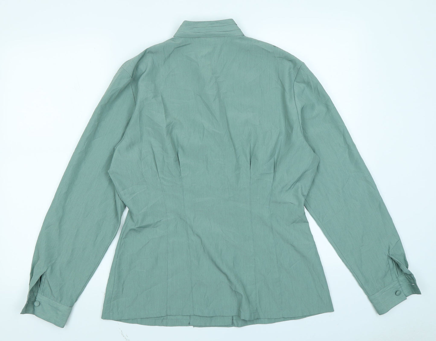 SHE Womens Green   Basic Blouse Size 12