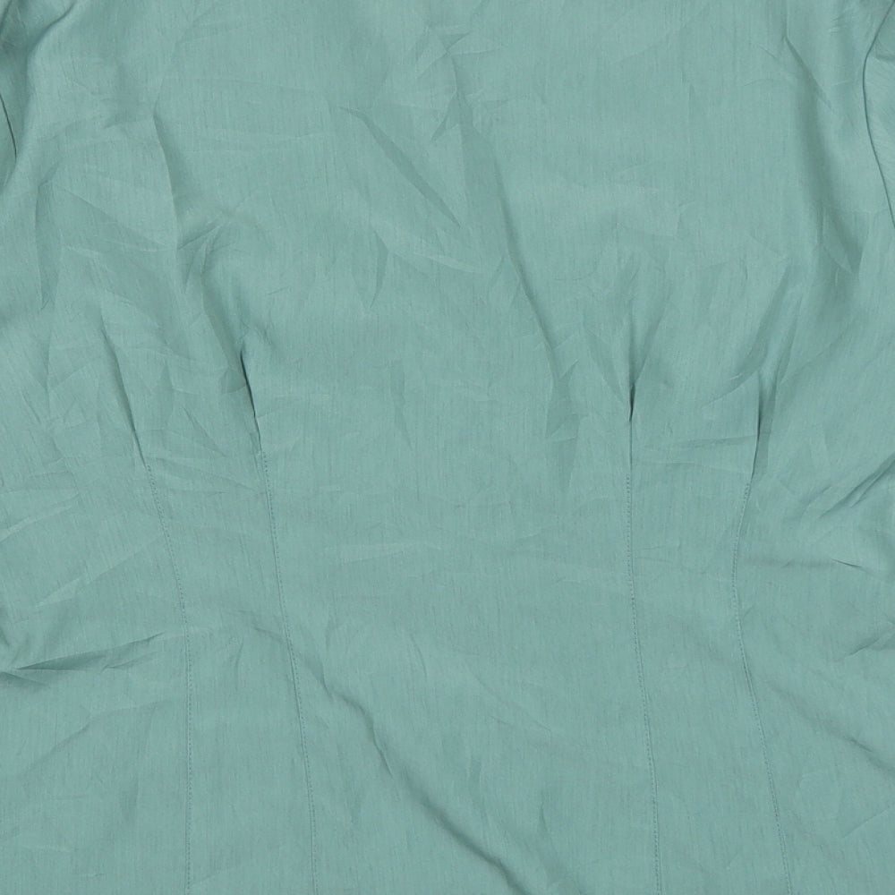 SHE Womens Green   Basic Blouse Size 12