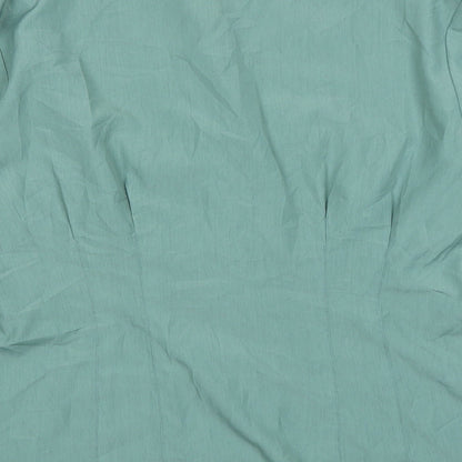 SHE Womens Green   Basic Blouse Size 12