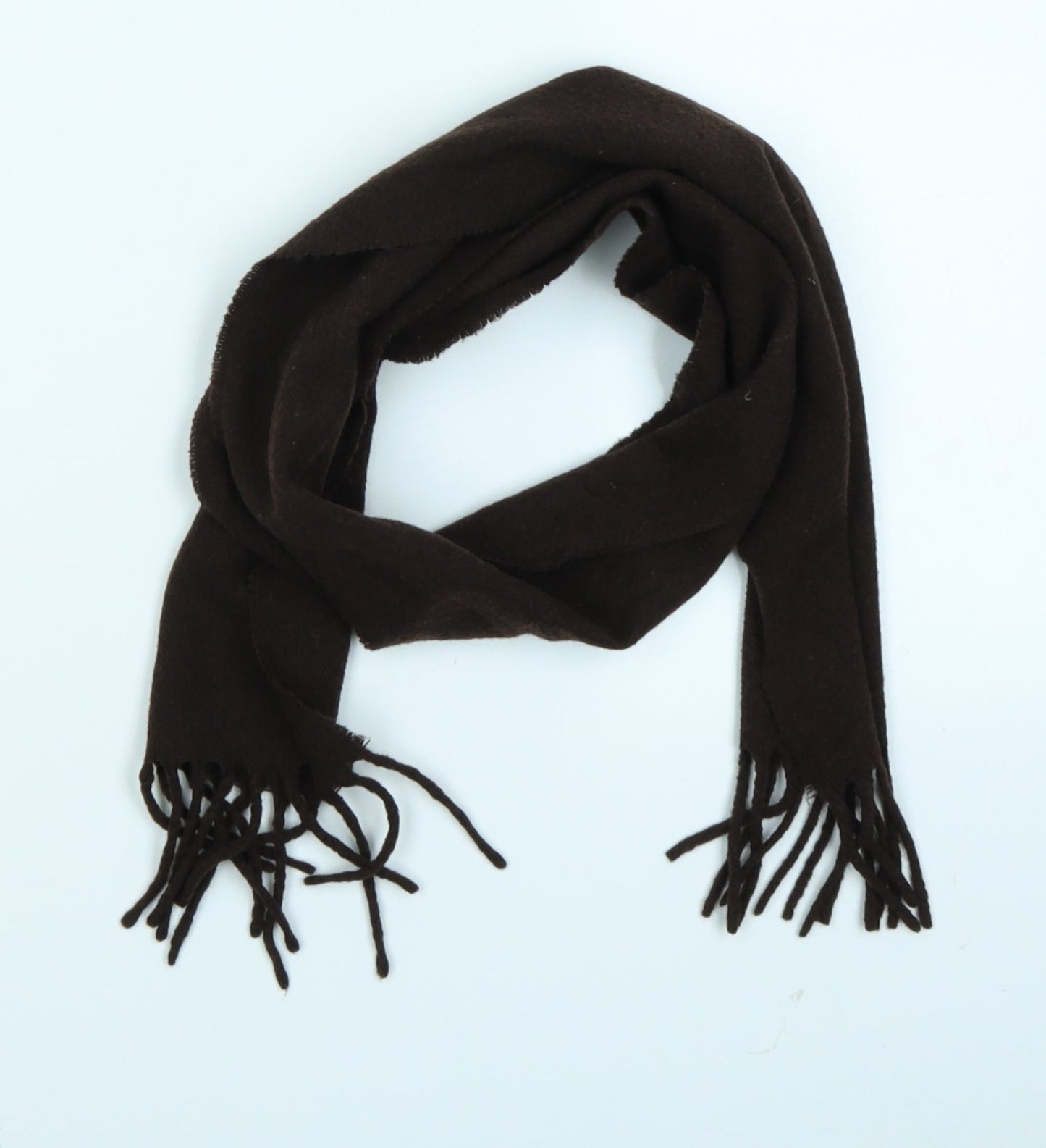 Preworn Unisex Brown    Scarf