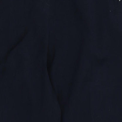 Womens UK Size 14 Marks & Spencer Regular Fit  Blue Trousers