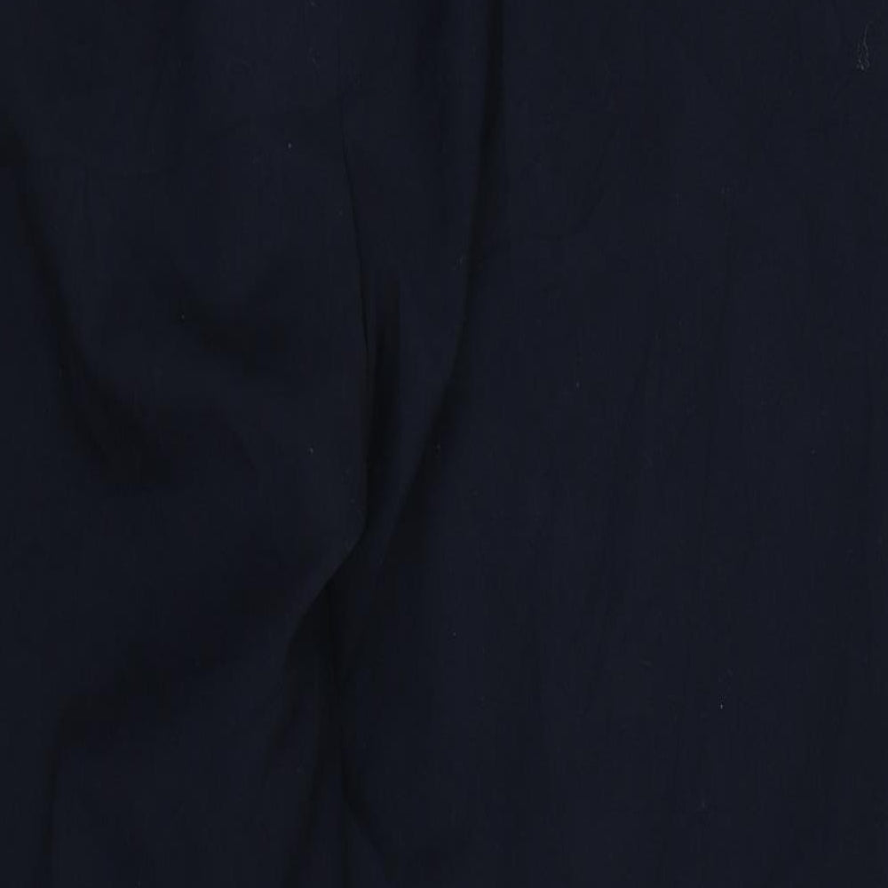 Womens UK Size 14 Marks & Spencer Regular Fit  Blue Trousers