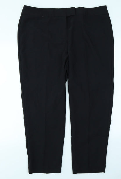 George Womens Black   Trousers  Size 18 L24 in