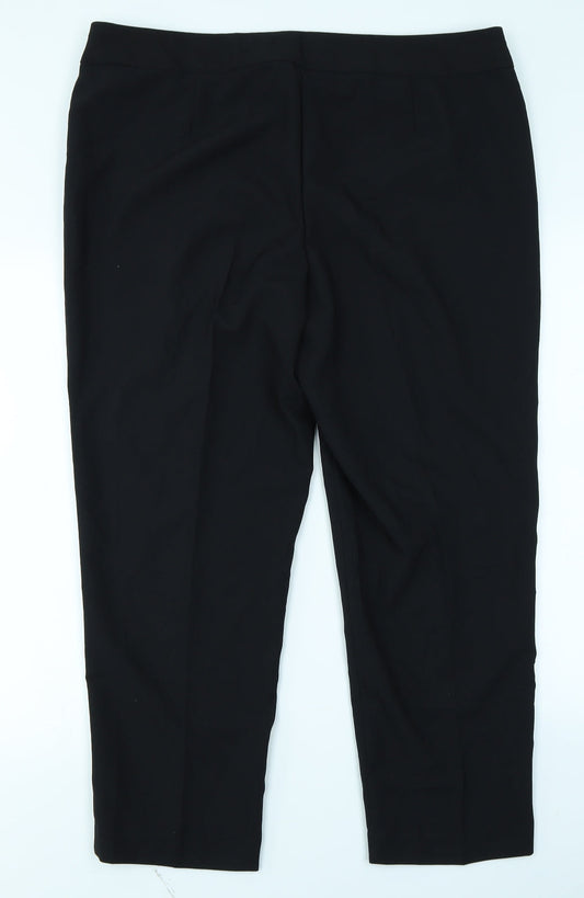 George Womens Black   Trousers  Size 18 L24 in