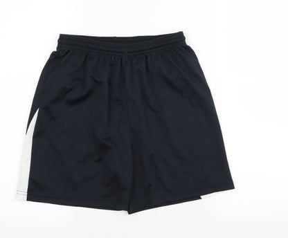 Preworn Boys Black   Sweat Shorts Size XL