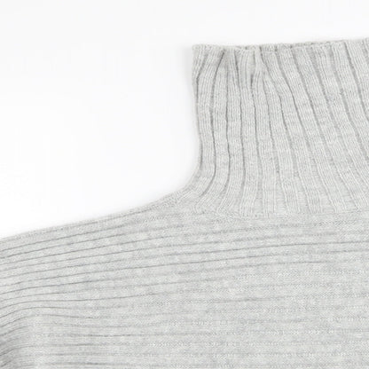 New Look Womens Grey   Pullover Jumper Size S  - crop