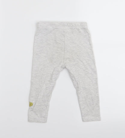 so cute Girls Grey   Jogger Leggings Size 9-12 Months  - LEGGINGS