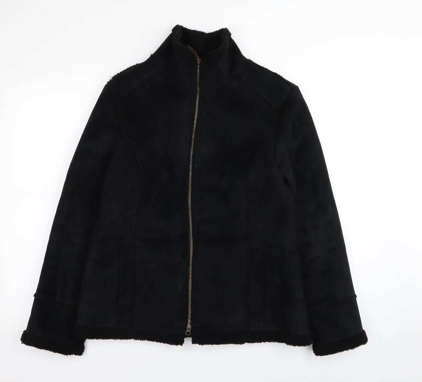 Womens UK Size M Per Una Black Jacket