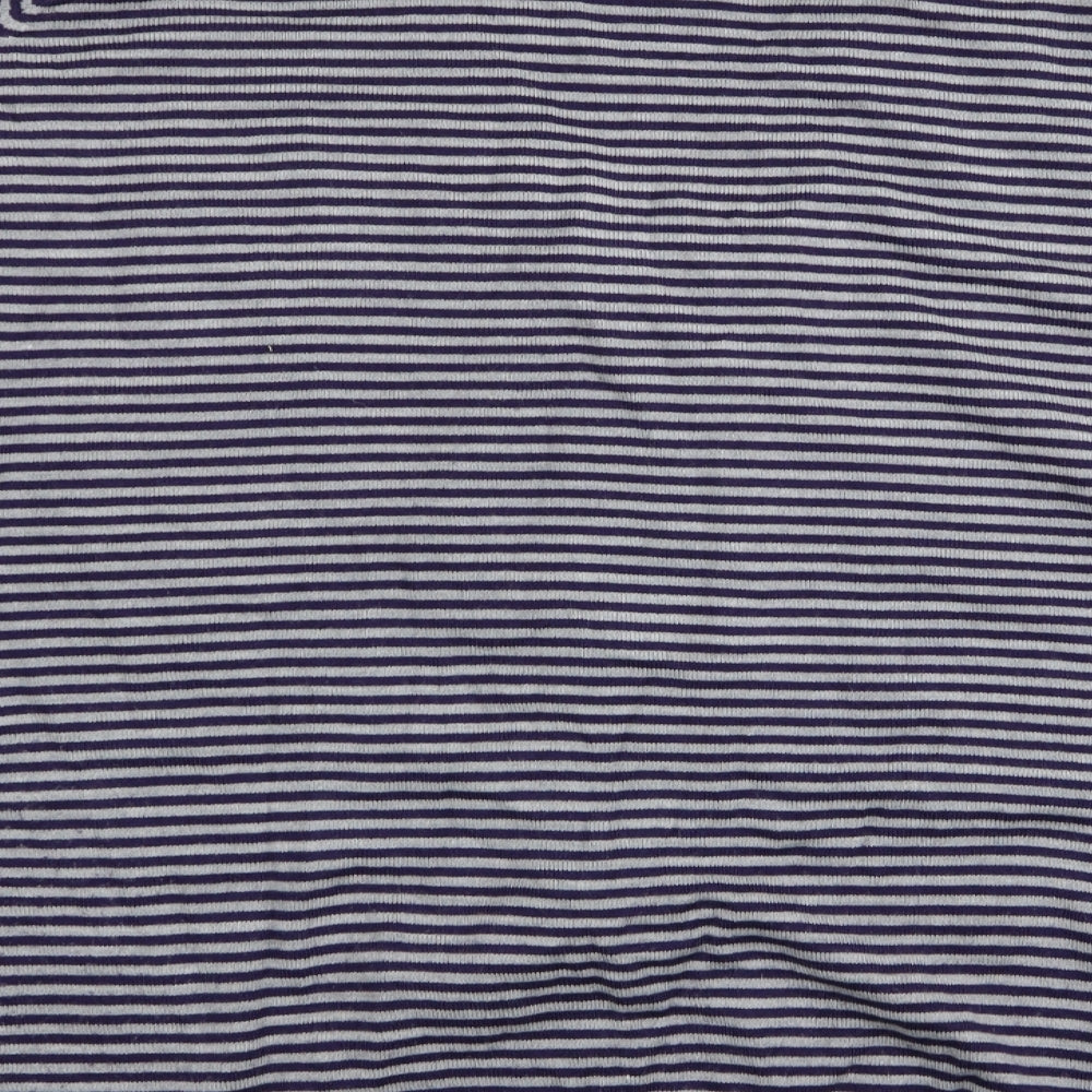 Wardrobe Womens Purple Striped  Full Zip Jumper Size 20
