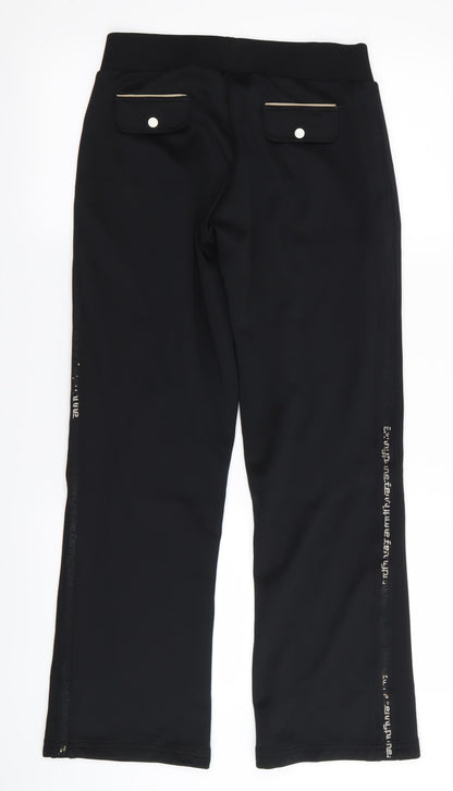 feryy pure Womens Black   Jogger Trousers Size L L28 in