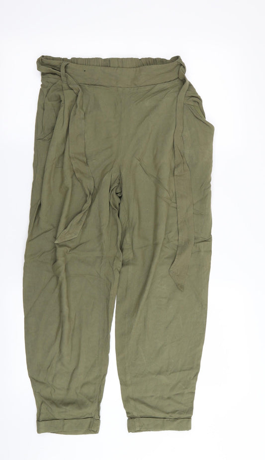 New Look Womens Green   Trousers  Size 10 L25 in