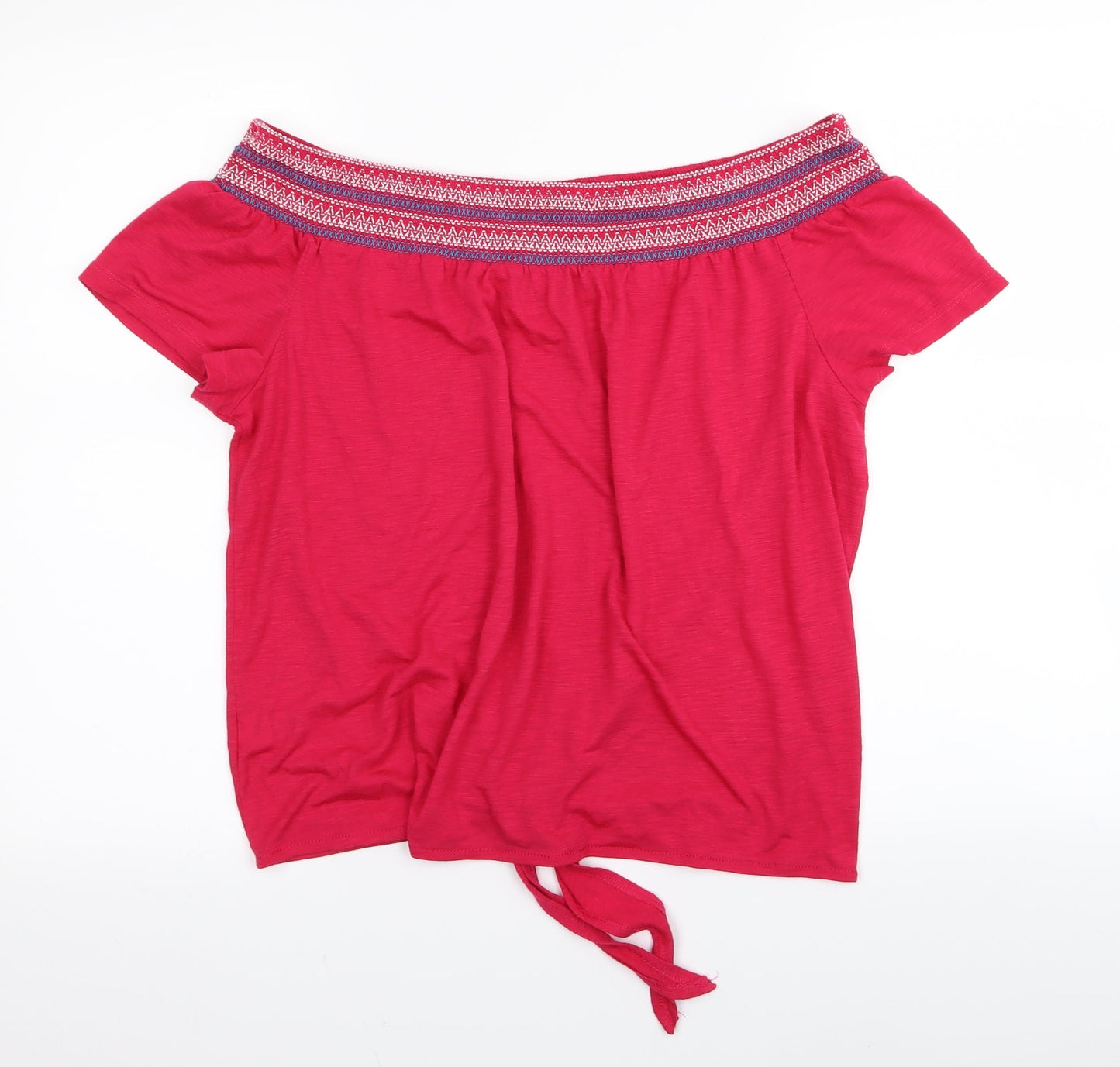 Papaya Womens Pink   Basic T-Shirt Size 14