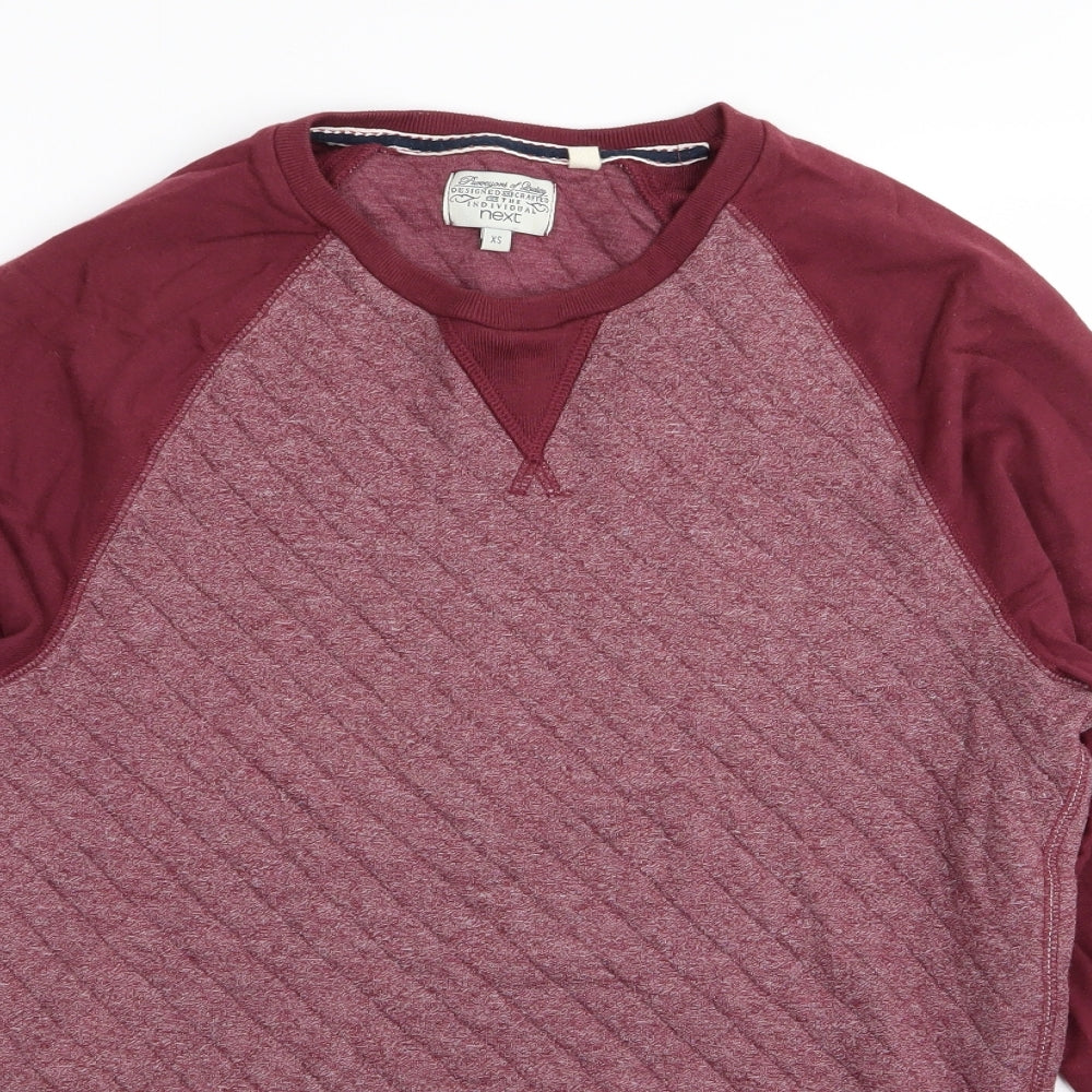 NEXT Mens Red   Pullover Jumper Size XS
