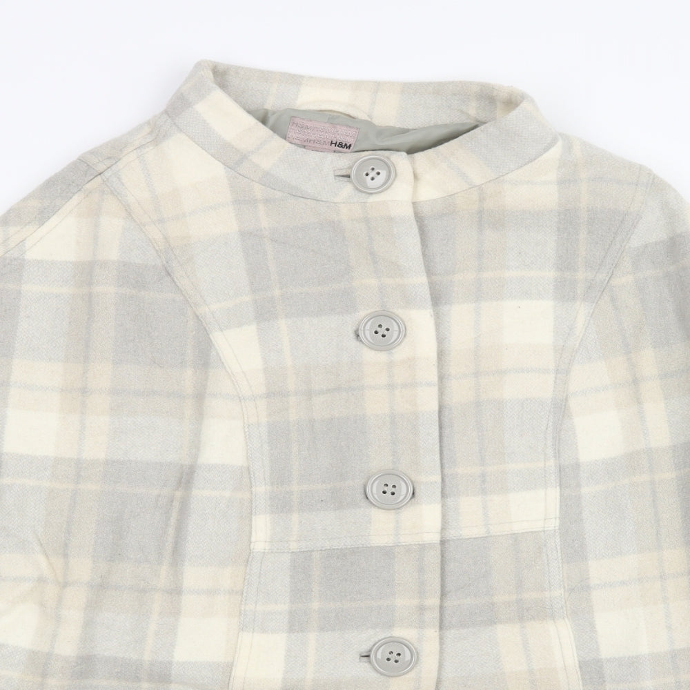 Womens UK Size 6 H&M Grey Jacket