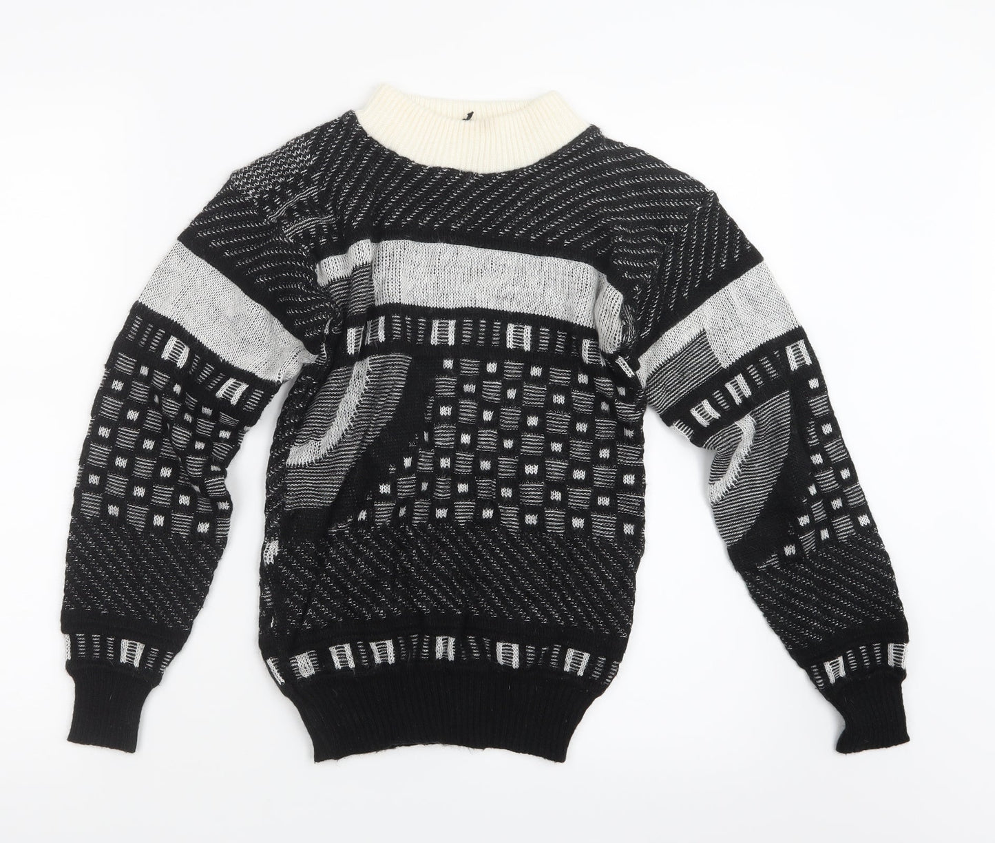 TG  Womens Black  Knit Pullover Jumper Size 12