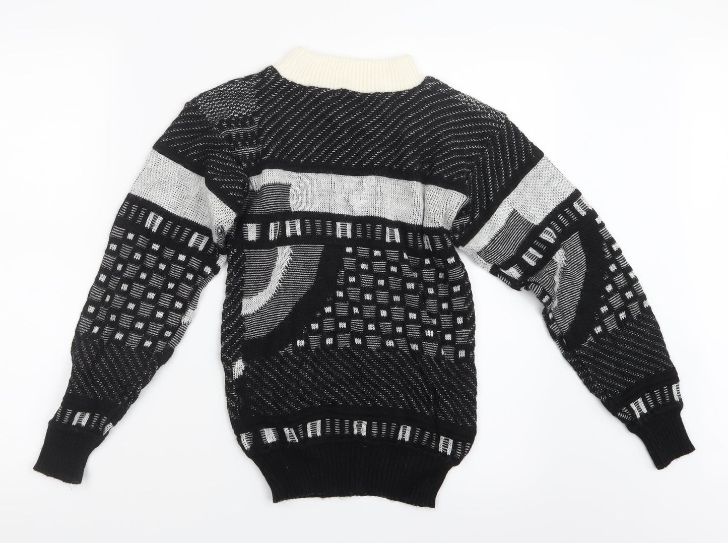 TG  Womens Black  Knit Pullover Jumper Size 12