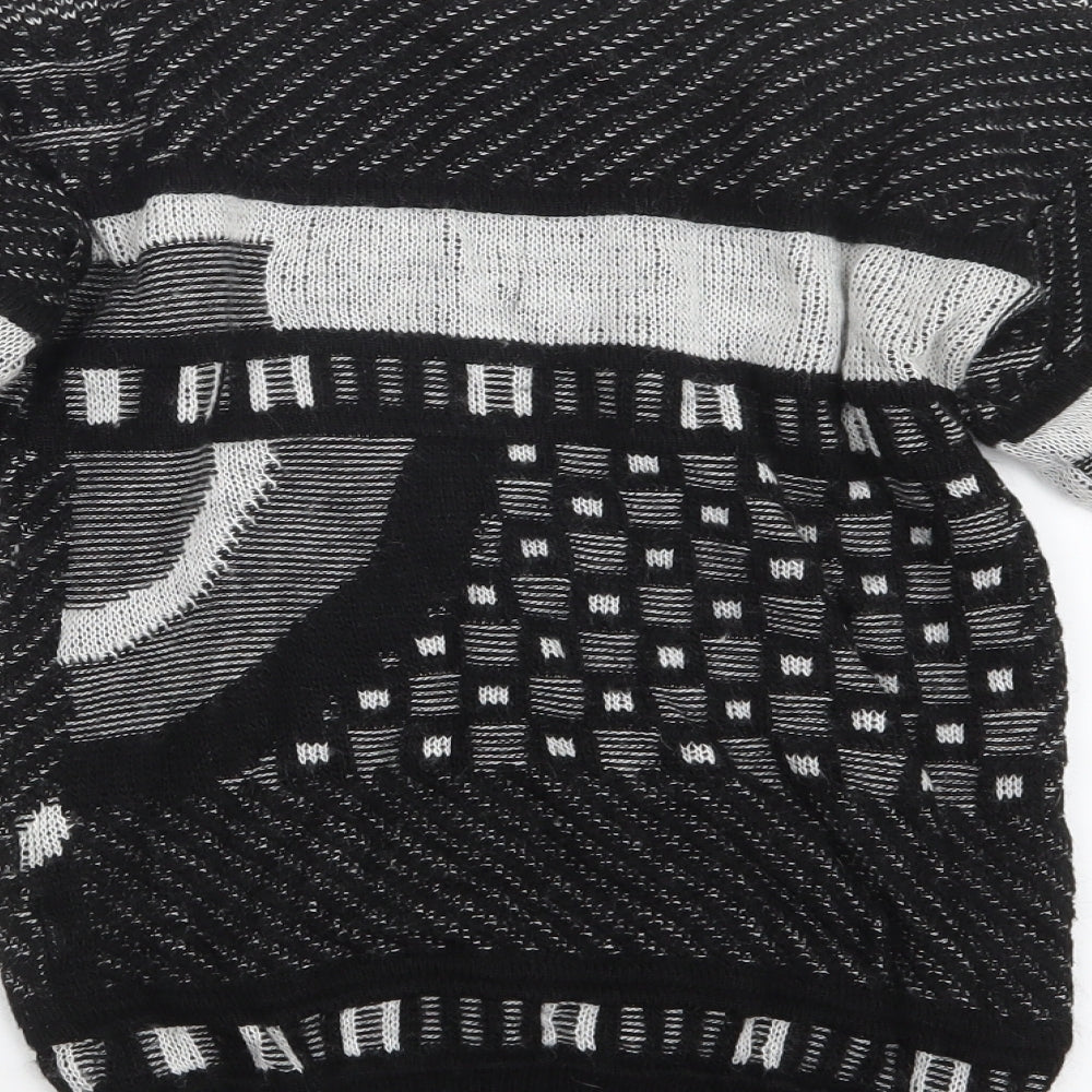 TG  Womens Black  Knit Pullover Jumper Size 12