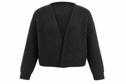 Boohoo Womens Grey  Knit Cardigan Jumper Size S