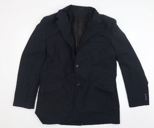 Mens UK Size 44 Lakeland Regular Blue Suit Jacket