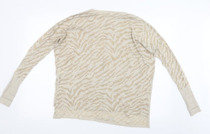H&M Womens Beige   Basic T-Shirt Size XS
