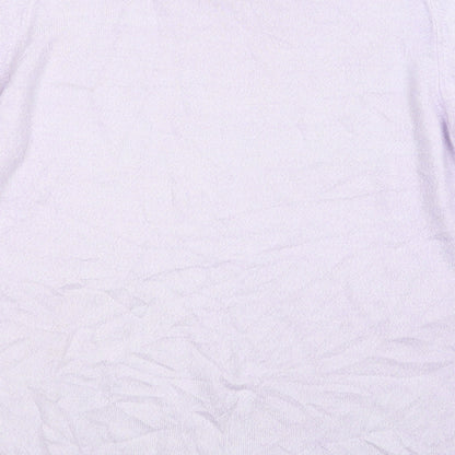 Marks and Spencer Womens Purple  Knit Pullover Jumper Size 10