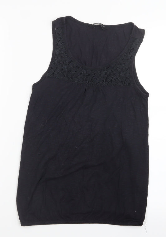 Dorothy Perkins Womens Black   Basic Tank Size 8