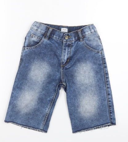 F&F Boys Blue  Denim Cropped Jeans Size 8-9 Years