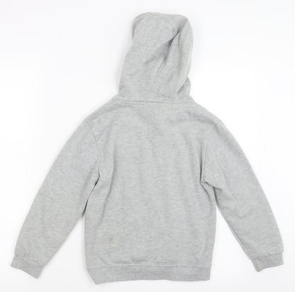 Rebel Boys Grey   Pullover Hoodie Size 7-8 Years