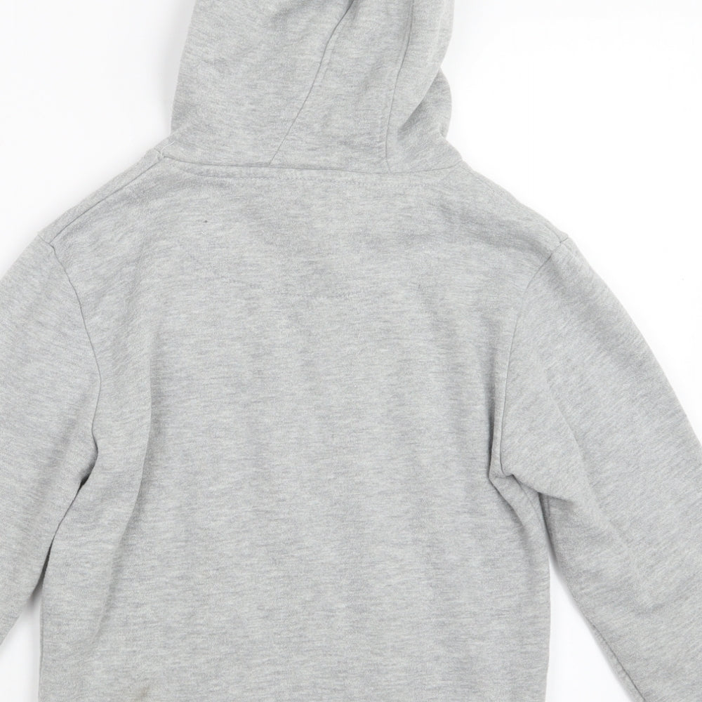 Rebel Boys Grey   Pullover Hoodie Size 7-8 Years