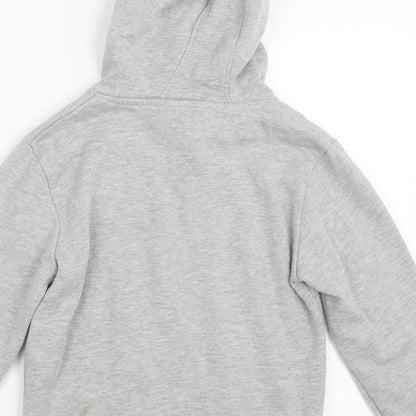 Rebel Boys Grey   Pullover Hoodie Size 7-8 Years